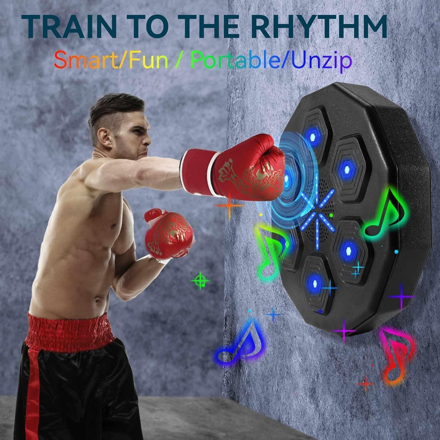 "BoxBeats: Electronic Music Boxing Machine for Training & Fun"