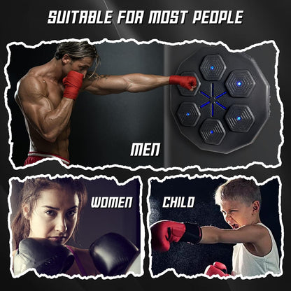 "BoxBeats: Electronic Music Boxing Machine for Training & Fun"